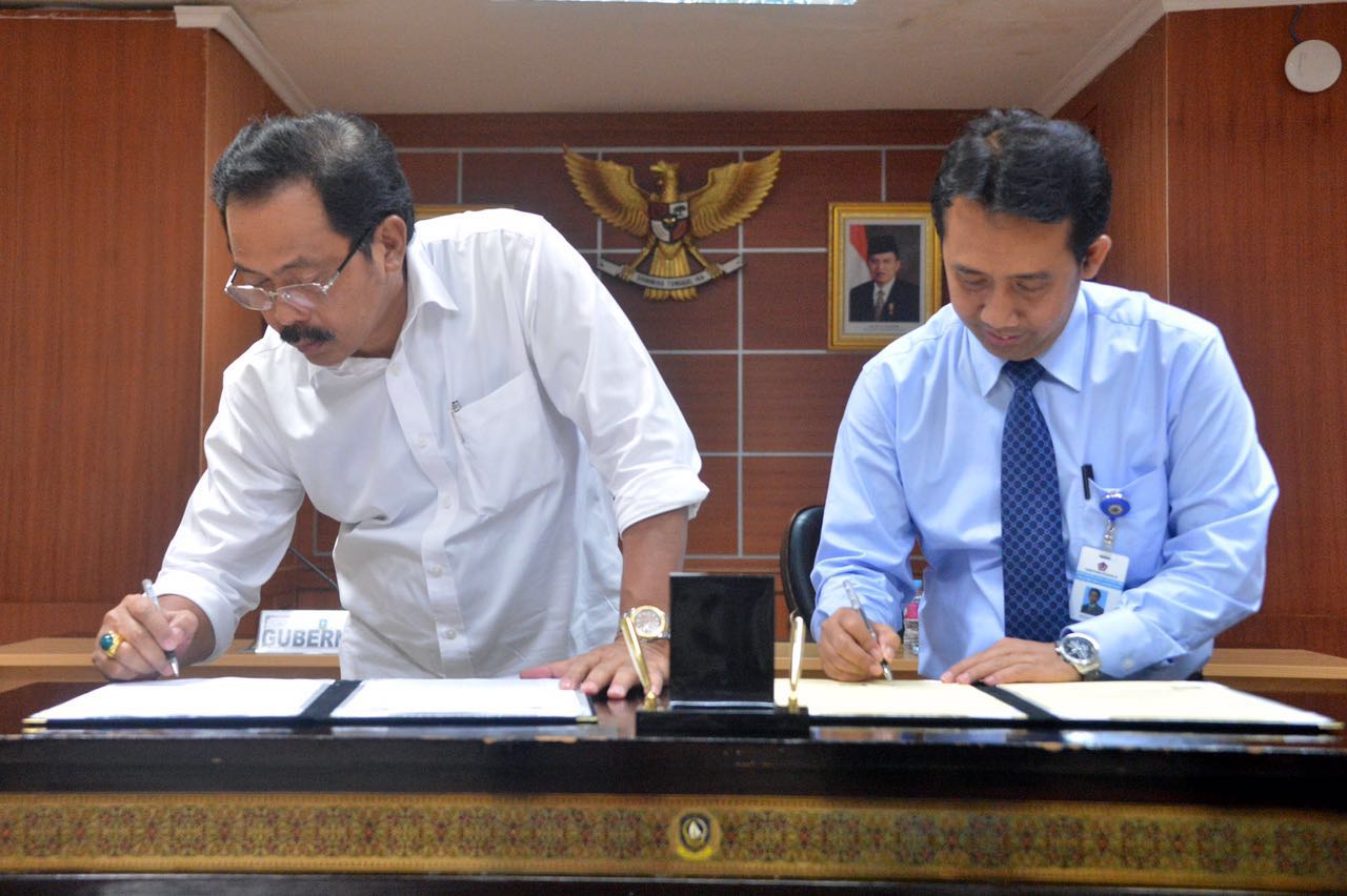 Pemprov dan Kemenkeu Tandatangani Nota Kesepahaman