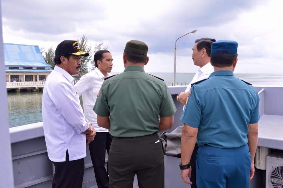 Presiden Jokowi Mengunjungi Natuna.